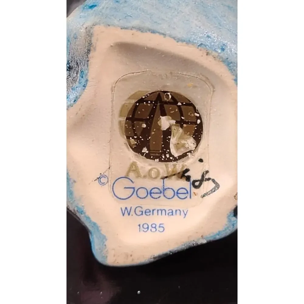 VTG 1987 DeGrazia Goebel Girl White Dove Ceramic Christmas Ornament 2nd Edition